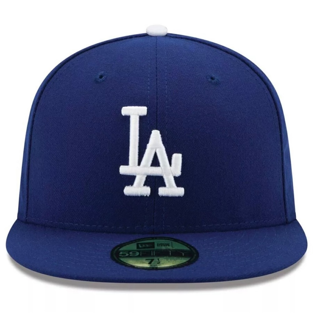 MLB Los Angeles Dodgers New Era AC On Field 5950 Performance Fitted Hat- Royal
